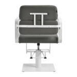 Gabbiano hairdressing chair Porto white gray 1