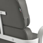 Gabbiano hairdressing chair Porto white gray 2