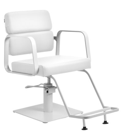 Gabbiano hairdressing chair Porto white white