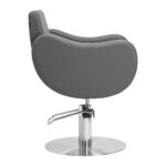 Gabbiano hairdressing chair Sewilla Gray INOX base 1