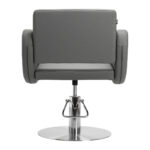 Gabbiano hairdressing chair Sewilla Gray INOX base - Image 4