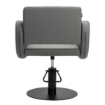 Gabbiano hairdressing chair Sewilla Gray black base - Image 4