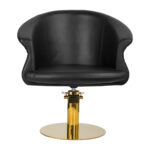 Gabbiano hairdressing chair Wersal gold black 1