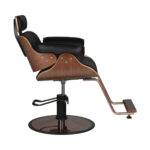 Gabbiano hairdressing chair florence black walnut - Image 2