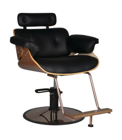 Gabbiano hairdressing chair florence black walnut