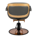 Gabbiano hairdressing chair gray venice - Image 2