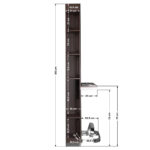 Gabbiano hairdressing console b058 venge - Image 8