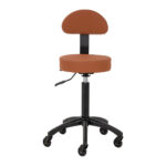 Gabbiano hairdressing stool D026 brown - Image 2