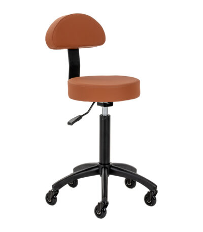 Gabbiano hairdressing stool D026 brown