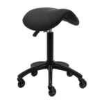 Gabbiano hairdressing stool D032 black
