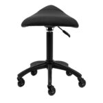 Gabbiano hairdressing stool D032 black - Image 4