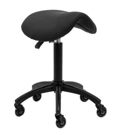 Gabbiano hairdressing stool D032 black
