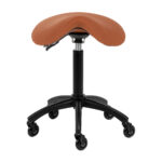 Gabbiano hairdressing stool D032 brown - Image 2