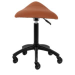 Gabbiano hairdressing stool D032 brown - Image 4