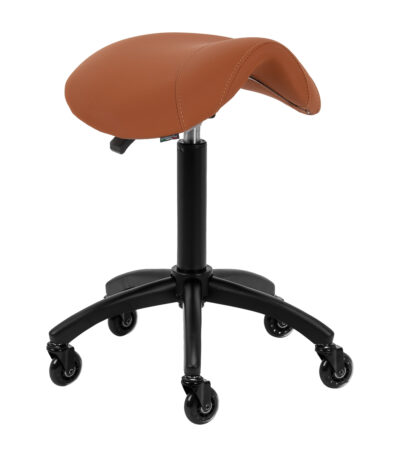 Gabbiano hairdressing stool D032 brown