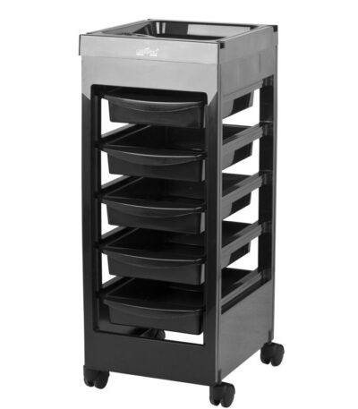 Gabbiano hairdressing trolley 048A black