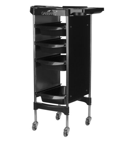 Gabbiano hairdressing trolley fx11-2 black