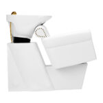 Gabbiano hairdressing wash unit Berlin gold white 1