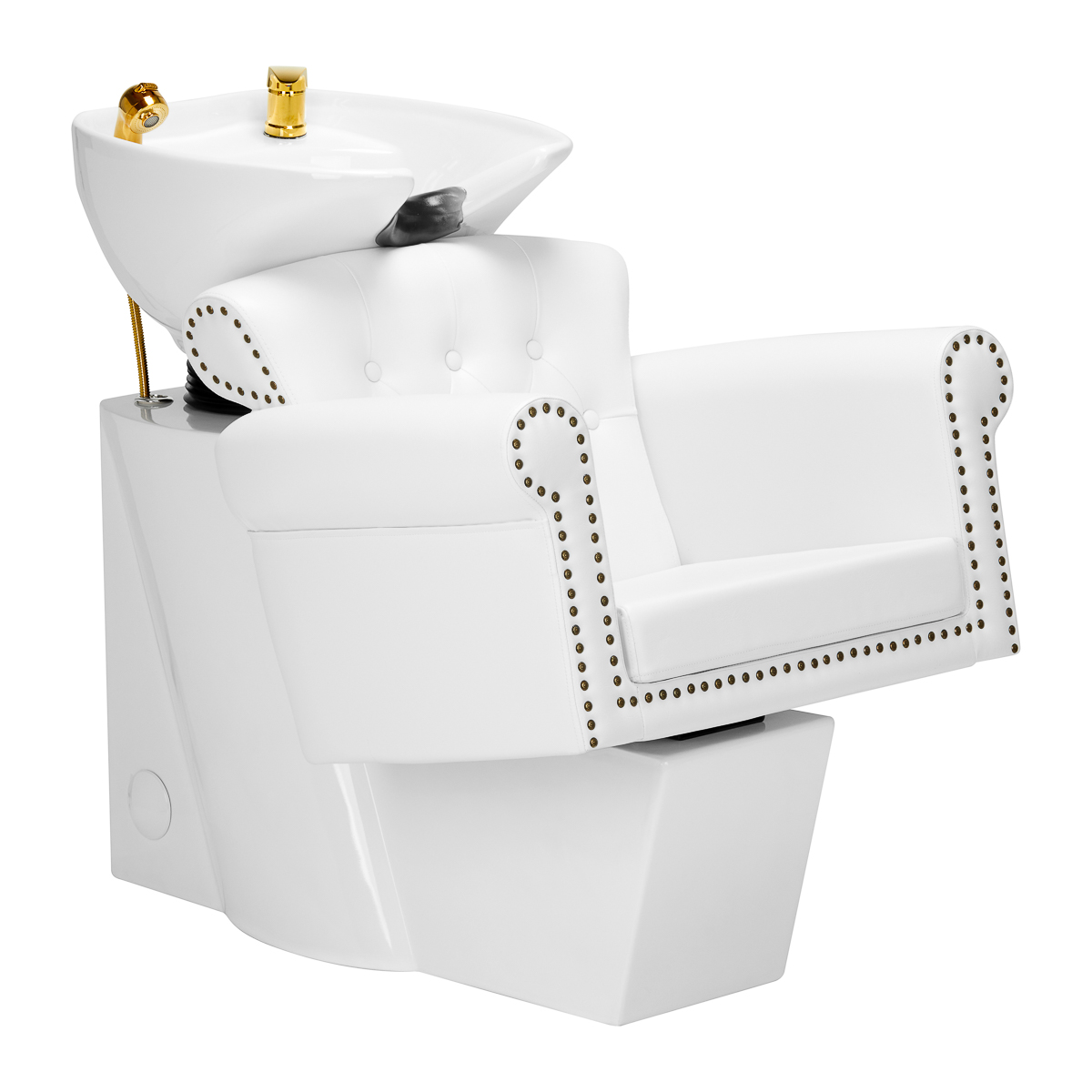 Gabbiano hairdressing wash unit Berlin gold white Gabbiano hairdressing wash unit Berlin gold white
