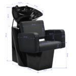 Gabbiano hairdressing wash unit Bilbao Black - Image 10