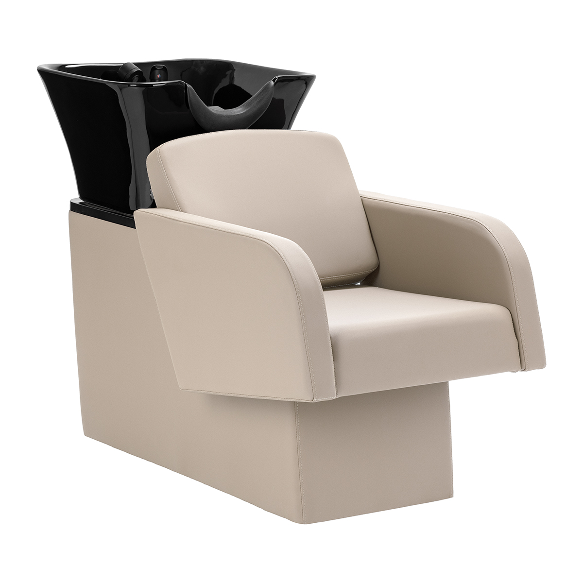 Gabbiano hairdressing wash unit Elda gray and beige Gabbiano hairdressing wash unit Elda gray and beige