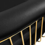 Gabbiano hairdressing wash unit Lille-M gold black 2