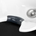 Gabbiano hairdressing wash unit ZA31 black 4