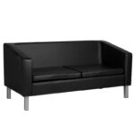 Gabbiano sofa for waiting room bm18003 black