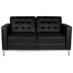 Gabbiano sofa for waiting room bm18019 black - Image 2