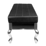 Gabbiano sofa for waiting room f011 black 1