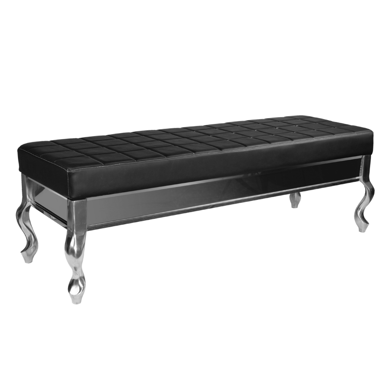 Gabbiano sofa for waiting room f011 black Gabbiano sofa for waiting room f011 black
