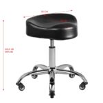 Gabbiano stool a450 black - Image 4