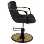 Gabbiano styling chair golden Bologna black 1
