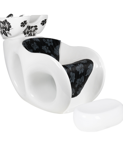 Gabbiano white mallow hairdressing wash unit