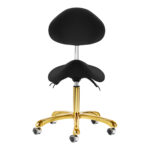 Giovanni cosmetic stool 1004 gold black 1