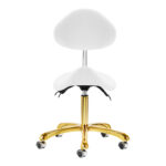 Giovanni cosmetic stool 1004 gold white 1