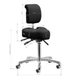 Giovanni podiatry stool 1005 black - Image 14