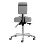 Giovanni podiatry stool 1005 grey 1