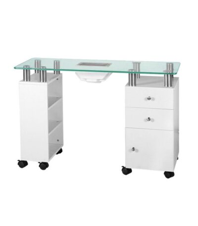 Glass desk with 013b absorber