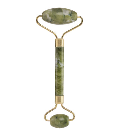 Green jade roller massager
