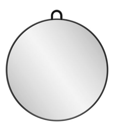 HAIRDRESSER MIRROR ROUND Q-29 BLACK