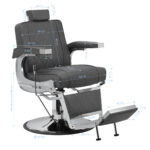 Hair System barber chair BM88066 grey 8