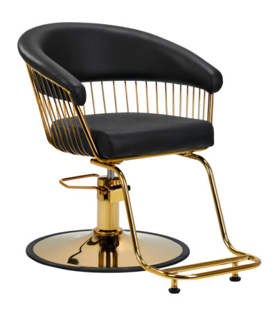 Hair System hairdressing chair Lile gold black