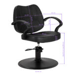 Hair System hairdressing chair S20 black - Image 10