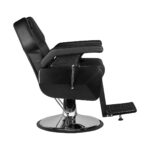 Hair system New York barber chair black chrome - Image 2