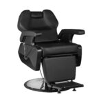 Hair system New York barber chair black chrome