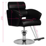 Hair system hs02 barber chair black - Image 6