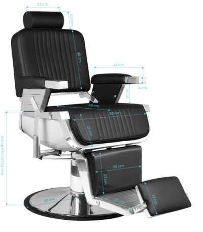 Hair system royal x black barber chair