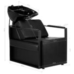 Hairdressing Wash Unit Modena Black - Image 14