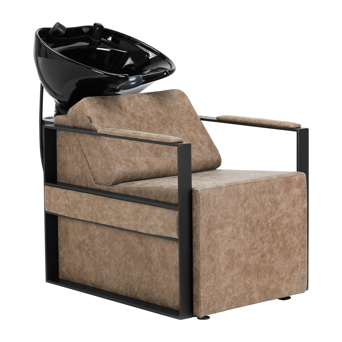 Hairdressing Wash Unit Modena Black Antique Hairdressing Wash Unit Modena Black Antique